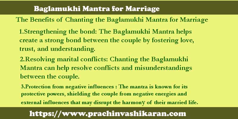 Baglamukhi Mantra for Marriage